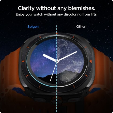 SZKŁO HARTOWANE SPIGEN GLAS.TR "EZ-FIT" 2-PACK SAMSUNG GALAXY WATCH ULTRA 2024 / 2025 (47 MM) CLEAR