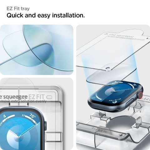 FOLIA HYDROŻELOWA SPIGEN ELITE SHIELD "EZ FIT" 2-PACK APPLE WATCH 10 / 11 (42 MM) CLEAR