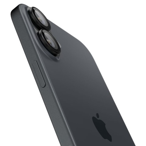 OSŁONA APARATU SPIGEN OPTIK PRO GLAS.TR "EZ FIT" CAMERA PROTECTOR 2-PACK IPHONE 16 / 16 PLUS / 17 BLACK