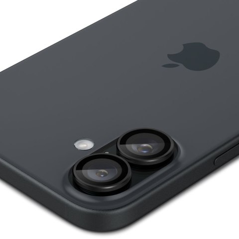 OSŁONA APARATU SPIGEN OPTIK PRO GLAS.TR "EZ FIT" CAMERA PROTECTOR 2-PACK IPHONE 16 / 16 PLUS / 17 BLACK