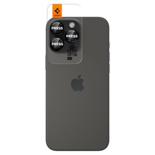 OSŁONA APARATU SPIGEN OPTIK PRO L-SERIES GLAS.TR "EZ FIT" CAMERA PROTECTOR 2-PACK IPHONE 14 PRO / MAX / 15 PRO / MAX / 16 PRO / 