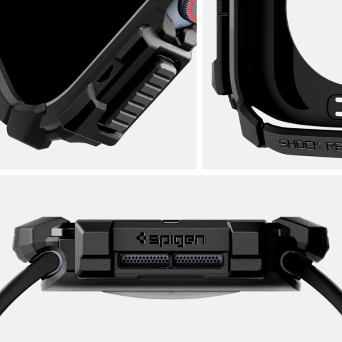 SPIGEN RUGGED ARMOR APPLE WATCH 10 / 11 (46 MM) MATTE BLACK