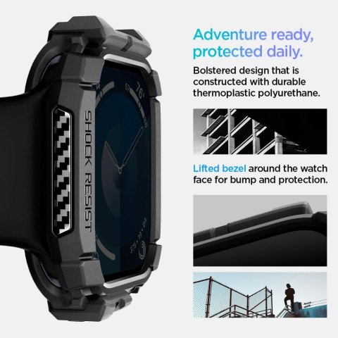 SPIGEN RUGGED ARMOR APPLE WATCH 10 / 11 (46 MM) MATTE BLACK