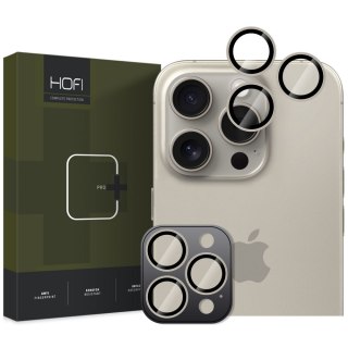 OSŁONA APARATU HOFI CAMRING PRO+ IPHONE 16 PRO / 16 PRO MAX / 17 PRO / MAX NATURAL TITANIUM