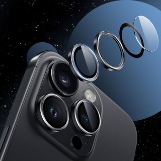 OSŁONA APARATU HOFI CAMRING PRO+ IPHONE 16 PRO / 16 PRO MAX / 17 PRO / MAX NATURAL TITANIUM