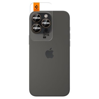 OSŁONA APARATU SPIGEN OPTIK PRO GLAS.TR "EZ FIT" CAMERA PROTECTOR 2-PACK IPHONE 16 PRO / MAX / 17 PRO / MAX DESERT TITANIUM