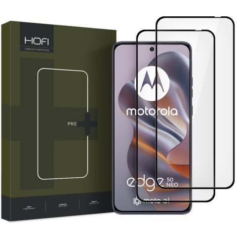 SZKŁO HARTOWANE HOFI GLASS PRO+ 2-PACK MOTOROLA EDGE 50 NEO / 60 NEO BLACK
