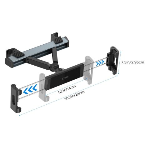 TECH-PROTECT V3 HEADREST CAR MOUNT FOR TABLET BLACK