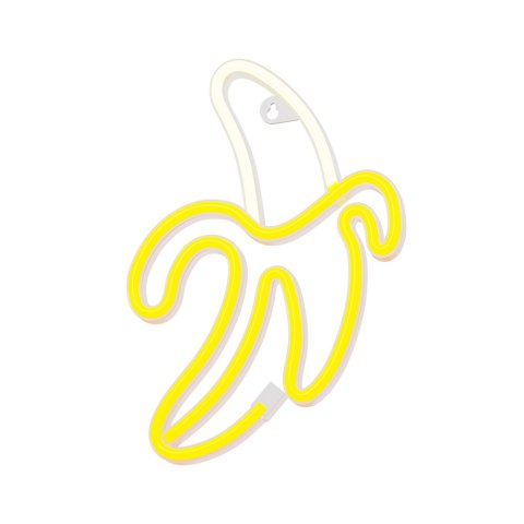 Neon LED BANAN biały żółty Bat + USB FLNE10 Forever Light