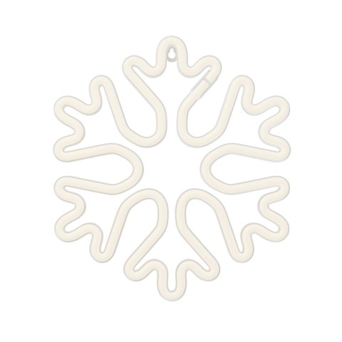 Neon LED CHRISTMAS PŁATEK ŚNIEGU biały FLNE20 Forever Light