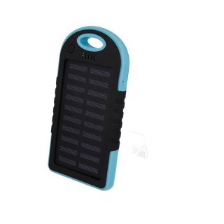 Power bank solarny Setty 5000 mAh niebieski R