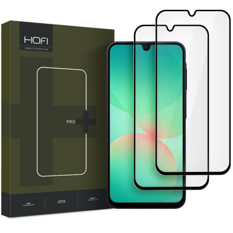 SZKŁO HARTOWANE HOFI GLASS PRO+ 2-PACK GALAXY A16 4G / 5G / A26 5G / A17 4G / 5G BLACK