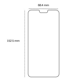 Szkło hartowane 2,5D do Honor 8X