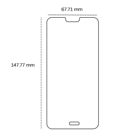 Szkło hartowane 2,5D do Huawei P20 Pro
