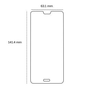 Szkło hartowane 2,5D do Huawei P20