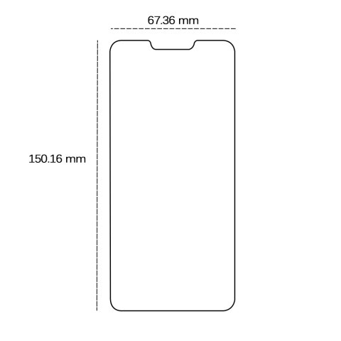Szkło hartowane 2,5D do Motorola Moto G7 Power Szkło hartowane 2,5D do Motorola Moto G7 Power