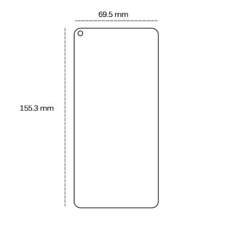 Szkło hartowane 2,5D do Oppo A52