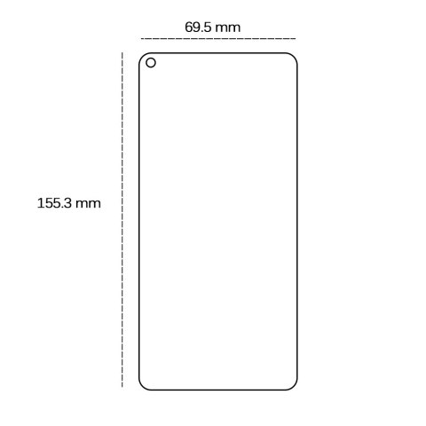 Szkło hartowane 2,5D do Oppo A94 5G / A95 5G / F19 Pro Plus 5G / Reno 5Z / Reno 5Z 5G