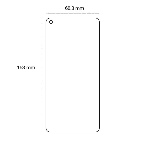 Szkło hartowane 2,5D do Oppo Reno 6 5G Szkło hartowane 2,5D do Oppo Reno 6 5G