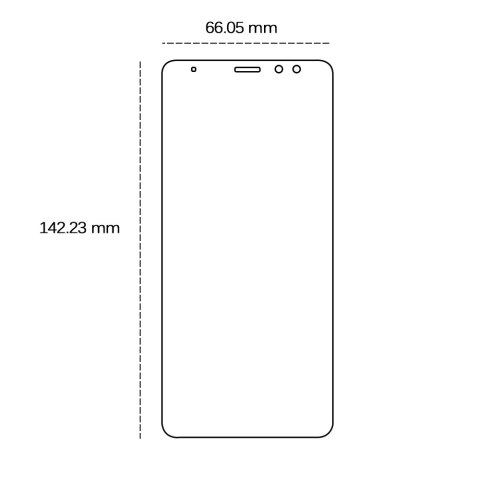Szkło hartowane 2,5D do Samsung Galaxy A8 2018 (A530) Szkło hartowane 2,5D do Samsung Galaxy A8 2018 (A530)