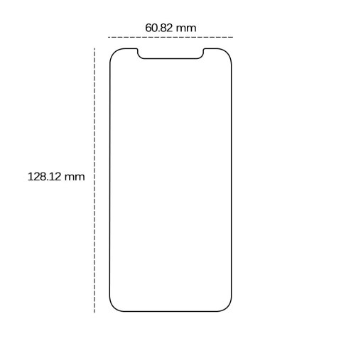 Szkło hartowane 2,5D do iPhone 13 Mini 5,4" Szkło hartowane 2,5D do iPhone 13 Mini 5,4"