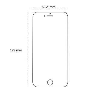 Szkło hartowane 2,5D do iPhone 6 / 6s