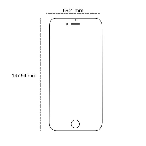 Szkło hartowane 2,5D do iPhone 6 Plus / 6s Plus
