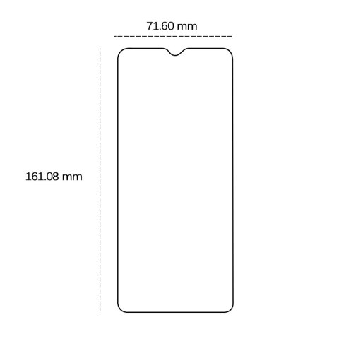 Szkło hartowane 2,5D do Xiaomi Redmi 10C / 12C / Poco C40