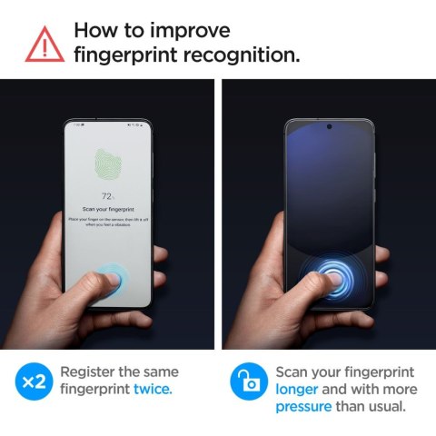 SZKŁO HARTOWANE SPIGEN GLAS.TR "EZ FIT" 2-PACK GALAXY A56 5G / S24 FE CLEAR