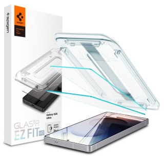 SZKŁO HARTOWANE SPIGEN GLAS.TR "EZ FIT" HD 2-PACK GALAXY S25 ULTRA CLEAR