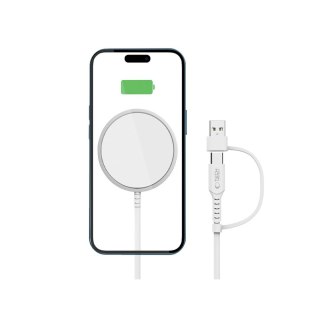 TECH-PROTECT QI15W-A44 MAGNETIC MAGSAFE WIRELESS CHARGER WHITE