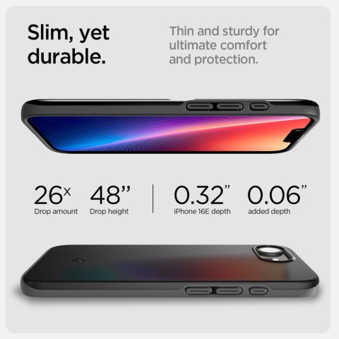 SPIGEN THIN FIT MAG MAGSAFE IPHONE 16E BLACK
