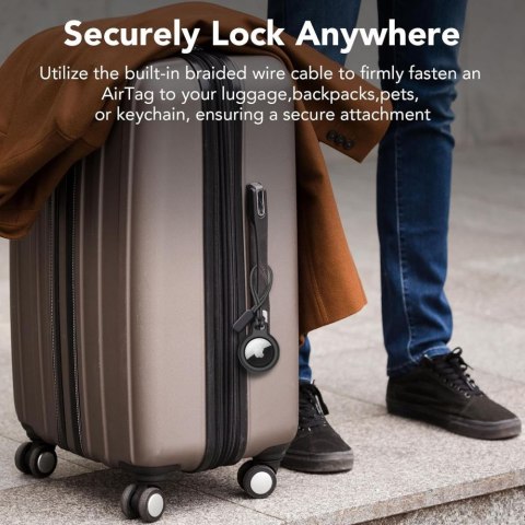 TECH-PROTECT ROUGH CHAIN 2-PACK APPLE AIRTAG 1 / 2 BLACK