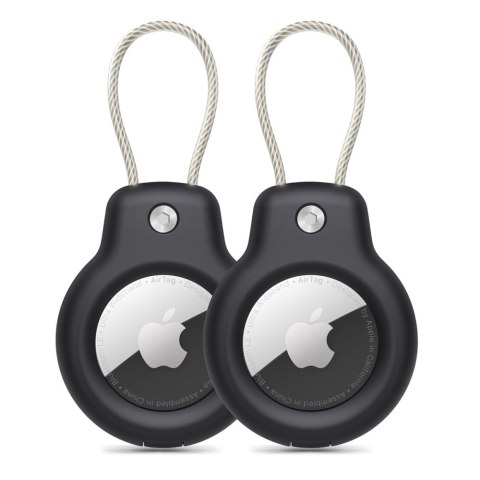 TECH-PROTECT ROUGH VEIN 2-PACK APPLE AIRTAG 1 / 2 BLACK