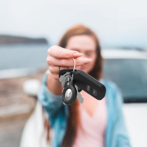 TECH-PROTECT ROUGH VEIN 2-PACK APPLE AIRTAG 1 / 2 BLACK