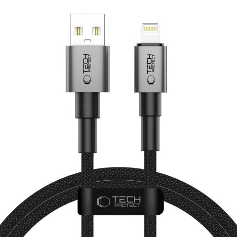 TECH-PROTECT ULTRABOOST DNA LIGHTNING CABLE 15W/3A 100CM IRON GREY