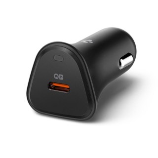 SPIGEN ESSENTIAL EV301 1-PORT CAR CHARGER 30W BLACK