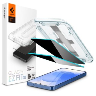 SZKŁO PRYWATYZUJĄCE SPIGEN GLAS.TR "EZ FIT" HD 2-PACK GALAXY S24 / S25 PRIVACY
