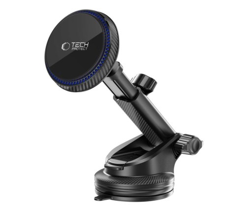 TECH-PROTECT MM15W-V4 MAGNETIC MAGSAFE DASHBOARD & VENT CAR MOUNT WIRELESS CHARGER 15W BLACK