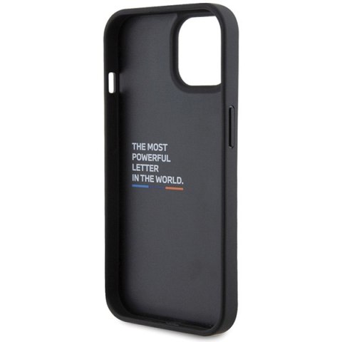 BMW nakładka do iPhone 15 6,1" BMHCP15S22NBCK czarna HC PU Carbon BMW nakładka do iPhone 15 6,1" BMHCP15S22NBCK czarna HC PU Carbon