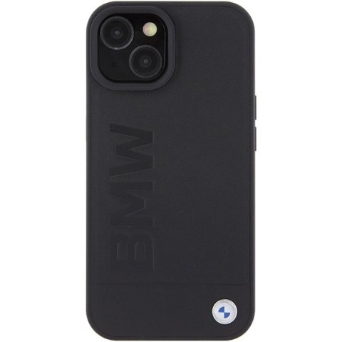 BMW nakładka do iPhone 15 6,1" BMHCP15SSLLBK czarna HC Leather Hot Stamp BMW nakładka do iPhone 15 6,1" BMHCP15SSLLBK czarna HC Leather Hot Stamp