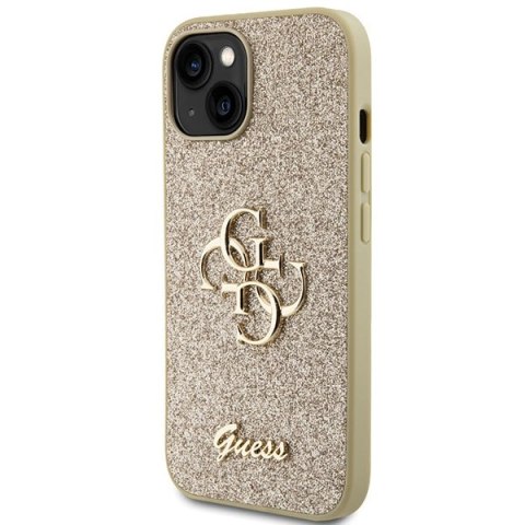 Guess nakładka do iPhone 15 6,1" GUHCP15SHG4SGD złota HC Fixed Glitter Big 4G Guess nakładka do iPhone 15 6,1" GUHCP15SHG4SGD złota HC Fixed Glitter Big 4G