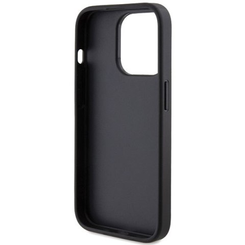 Guess nakładka do iPhone 15 Pro 6,1" GUHCP15LHG4SGK czarna HC Fixed Glitter Big 4G