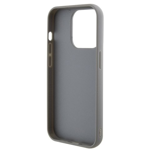 Guess nakładka do iPhone 15 Pro 6,1" GUHCP15LPSFDGSS srebrna HC Sequin Script Metal