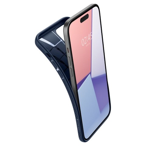 Spigen nakładka Liquid Air do iPhone 15 6,1" granatowa Spigen nakładka Liquid Air do iPhone 15 6,1" granatowa