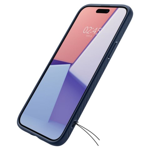 Spigen nakładka Liquid Air do iPhone 15 6,1" granatowa Spigen nakładka Liquid Air do iPhone 15 6,1" granatowa