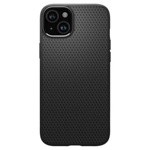 Spigen nakładka Liquid Air do iPhone 15 6,1" matowa czarna Spigen nakładka Liquid Air do iPhone 15 6,1" matowa czarna