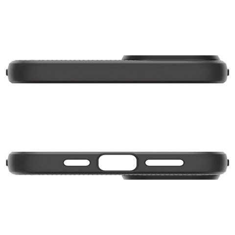 Spigen nakładka Liquid Air do iPhone 15 6,1" matowa czarna Spigen nakładka Liquid Air do iPhone 15 6,1" matowa czarna