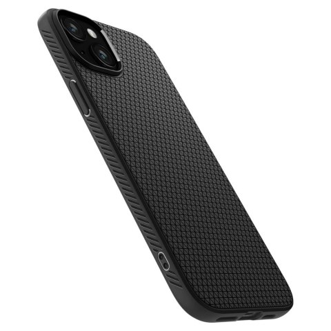 Spigen nakładka Liquid Air do iPhone 15 6,1" matowa czarna Spigen nakładka Liquid Air do iPhone 15 6,1" matowa czarna