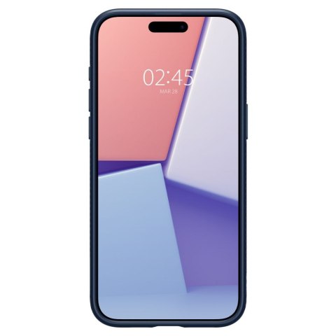 Spigen nakładka Liquid Air do iPhone 15 Pro 6,1" granatowa Spigen nakładka Liquid Air do iPhone 15 Pro 6,1" granatowa